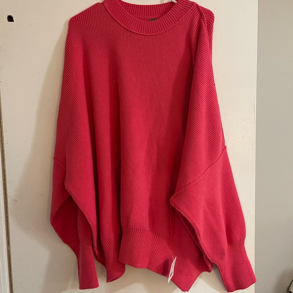 Free people Easy street tunic in bright pink!